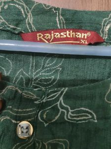 Elegant Green Printed Kurta