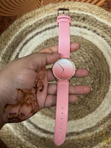 Stylish Pink Ombre Dial Watch