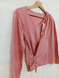 Pink Long Sleeve Top