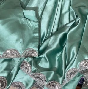 Satin Ready To Wear Saree