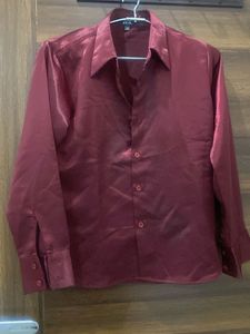 Maroon Formal Shirt