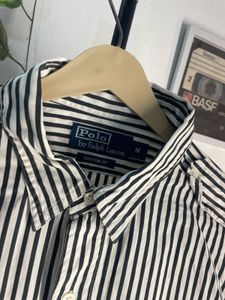 Ralph Lauren Classic Striped Button-Up Shirt