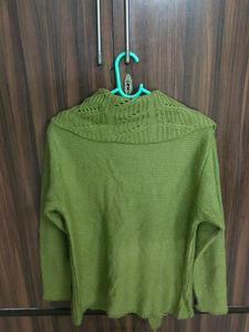 Wide Collar Sweater