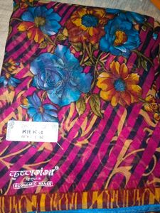 Floral Print Saree with Blouse