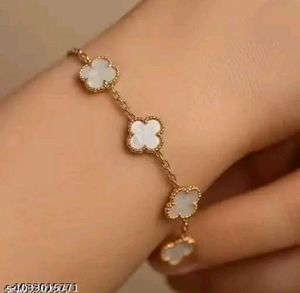 Elegant Clover Charm Bracelet