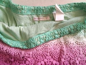 Ombre Crochet Lace Shorts