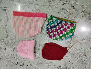 Bundle of Baby Girl Hats