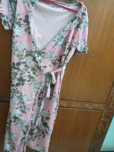 Sale !!!Floral Wrap Dress