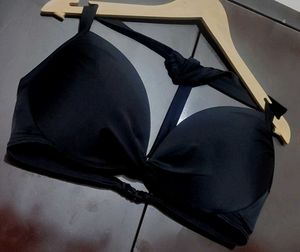 Black ⚫ Neck Nots Style Bra For 42 Bust