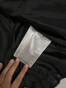 Zara form fitted leather jacket