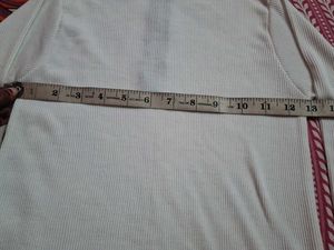 Ribbed Mock Neck Zip-Up Top