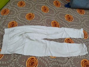 White Ethnic Pants