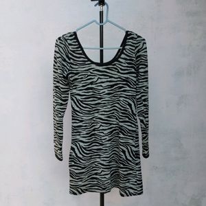 Imported woollen mini dress