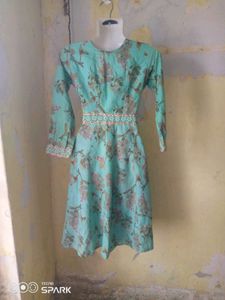 Beautiful Floral Print Gown