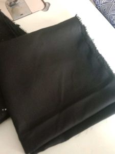 Elegant Black Sequin Scarf
