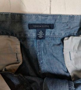 Tommy Hilfiger Light Wash Denim Shorts