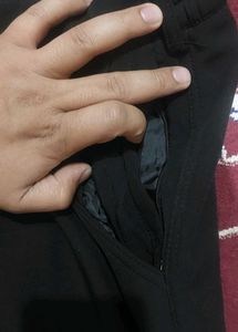 black winterpants with furr inside