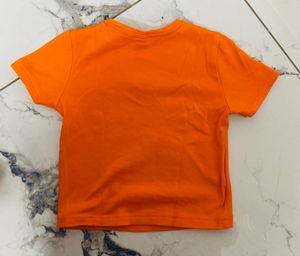 Orange Cropped Top
