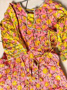 Floral Print A line
