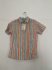Men's Striped Short Sleeve Shirt