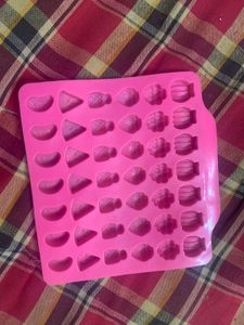 Pink Silicone Candy/Chocolate Mold