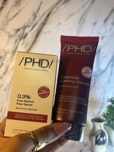 PHD Skincare Set: Retinol Face Serum & Cleanser