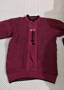 Vintage Striped Knit Sweater