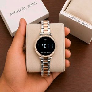 Michael Kors Rose Gold Digital Watch FOR LADIES