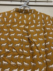 Horse Print Midi Dress
