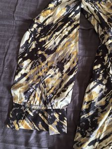 Animal Print Wrap Dress