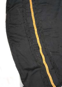 Elegant Black Abaya Gown Burqa with Dupatta Pearl