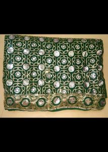 Sparkling Green Sequin Scarf