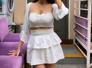 White Crop Top
