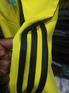 Bright Yellow Adidas Track Pants