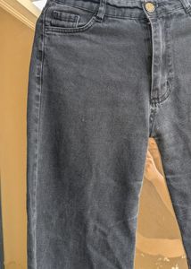 Charcoal Color Women Jeans Denim