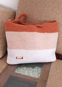 Handmade Knitted Tote Bag