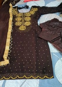 Koofi Colour Beautiful Jarkan Hand Work Suit