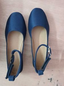 New blue ballet shoes size 37
