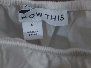 Pure white cotton dress, brand new