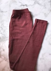 Brand New woollen STRETCH Maroon pajami