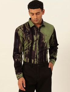 Men's Tie-Dye Long Sleeve Shirt