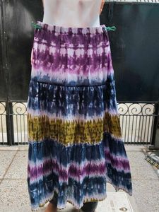 Covington Tie-Dye Printed Maxi Skirt