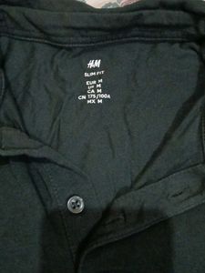 Men's Dark Grey Polo T-Shirt