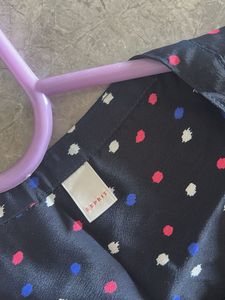 Navy Blue Polka Dot shrug🦋