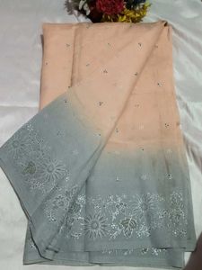 Elegant Ombre Saree with blouse