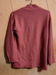 Chic Pink Cable Knit Cardigan