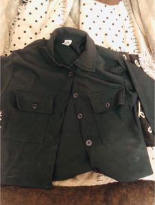 Black Button-Down Long Sleeve Shirt