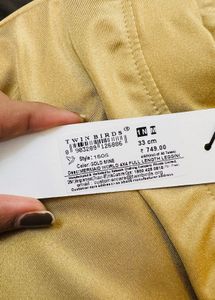 Twin Birds Gold Mine Leggings glossy legging