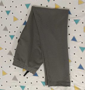 Comfortable Grey Striped Pants