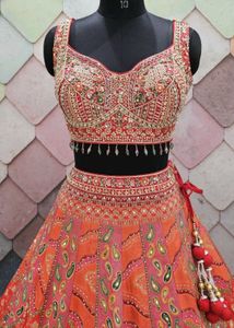 Embroidered Lehenga Choli Set